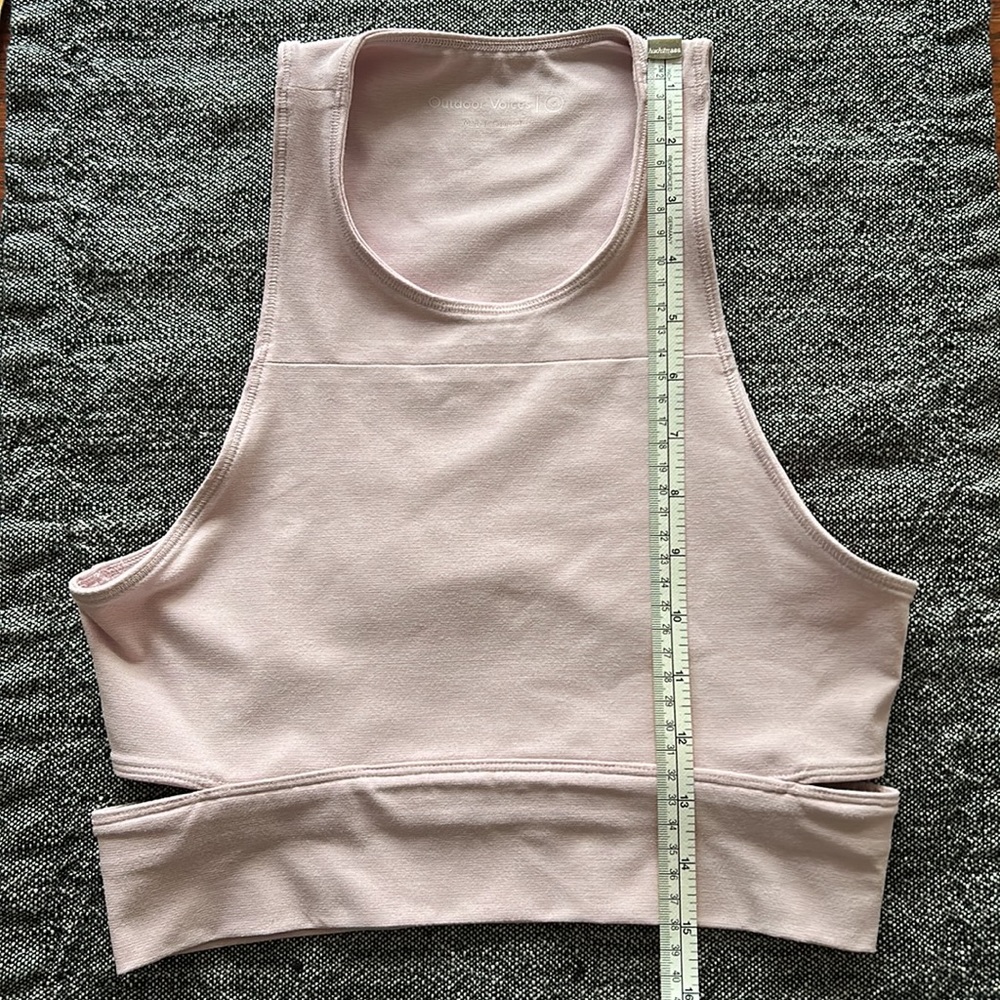 Outdoor Voices Crop Slashback Sports Bra Size Small - Picture 9 of 12